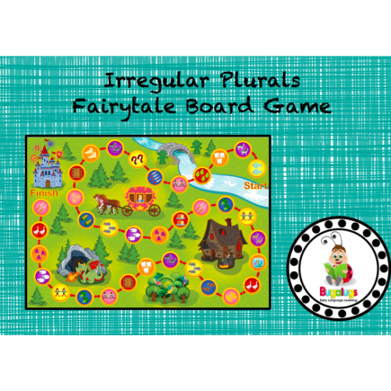 Irregular Plurals Fairytale Board Game